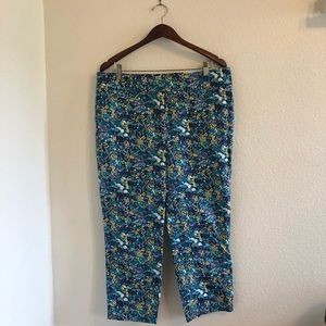 Loft Floral Marisa Pants